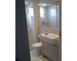 W.c Suite em MDF BP Rovere bianco