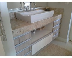 W.C suite em MDF BP Ciliégio